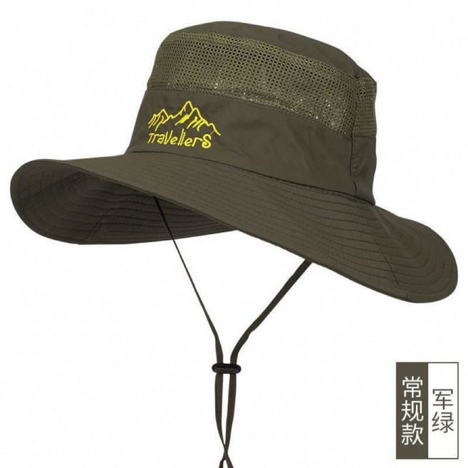西部牛仔帽漁夫帽爬山沙漠防曬帽女戶外太陽男遮陽帽子登山帽徒步