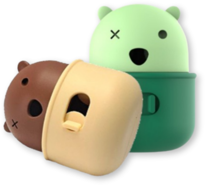 몽이네 강아지 실리콘 노즈워크 장난감 애견 볼 공, 1개, 브라운