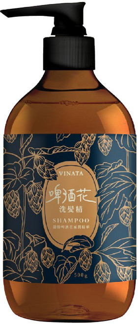 VINATA 啤酒花洗髮精, 1個, 500ml