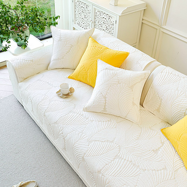 오라이프샵 북유럽 사계절 논슬립 패브릭 퀼트 쇼파패드 단품