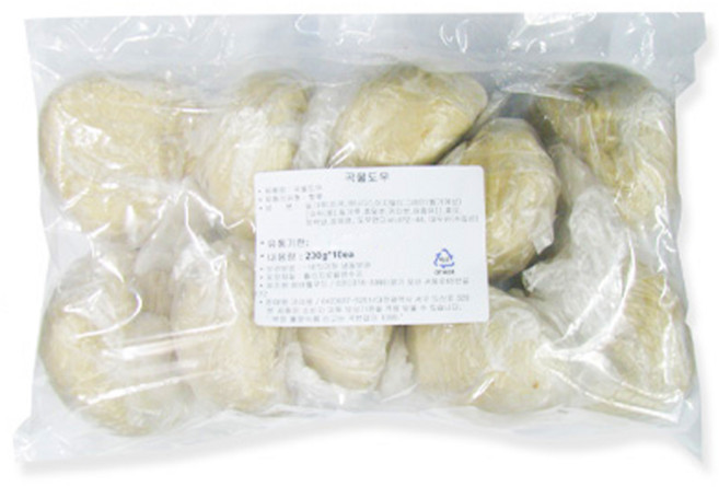 곡물 도우 9인치 230gx10개 (피자 치즈 토핑 생지 빵), 10개, 230g