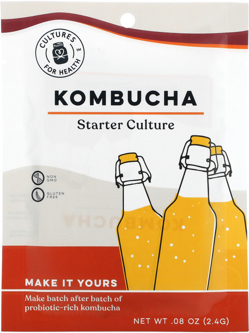 Cultures for Health 콤부차 1팩 2.4g(0.08oz) 1팩, 1개, 1.5L