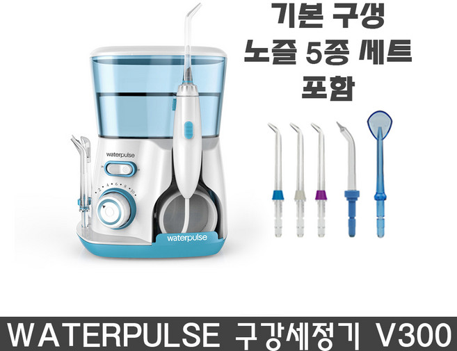 워터펄스 Waterpulse 구강세정기 V300 치석제거 추가 노즐세트, 노즐세트G, 노즐세트G