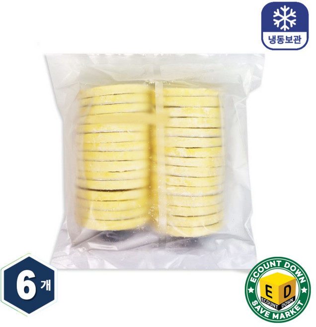 선인 타르트쉘 냉동생지 (20gx30개입 ), 600g, 6개
