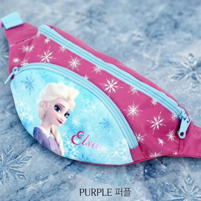 겨울왕국2 엘사 데이 힙색 어린이 캐릭터 가방 힙색 슬링백 웨이스트백