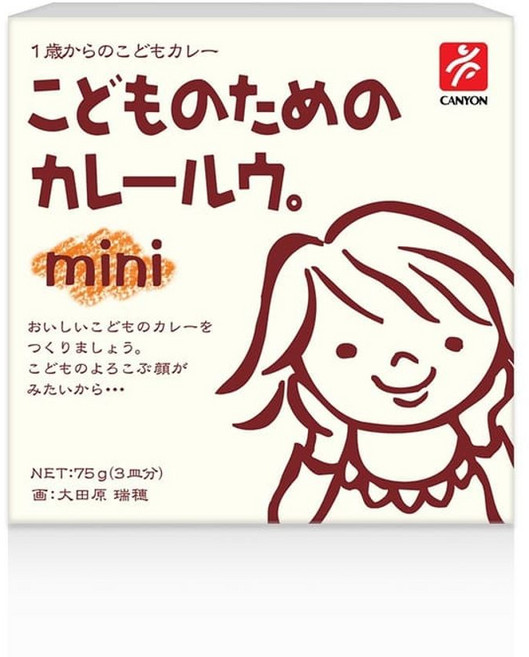 CANYON 兒童咖哩塊 MINI 副食品 調理包, 1個, 原味咖哩塊75g / 7007