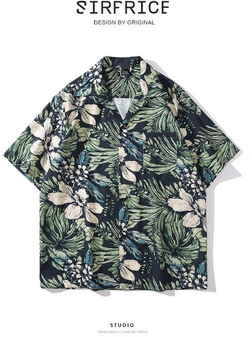 SIRPRICE Select Shop 花襯衫 古巴領襯衫 日系襯衫 復古襯衫 涼感 碎花襯衫 短袖