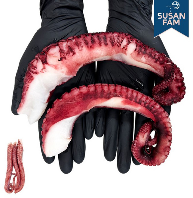 자숙 문어다리 300g 냉동문어 필리핀 문어숙회, 3족 300g, 1개