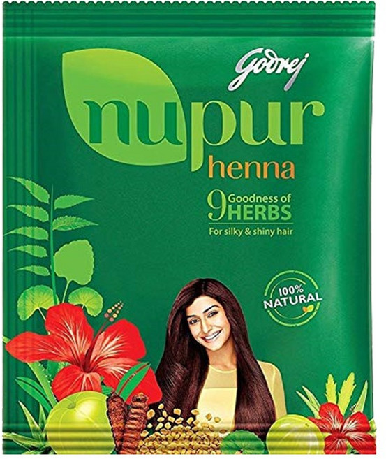 누푸르 헤나 가루 염색약 400g, 오렌지, 1개