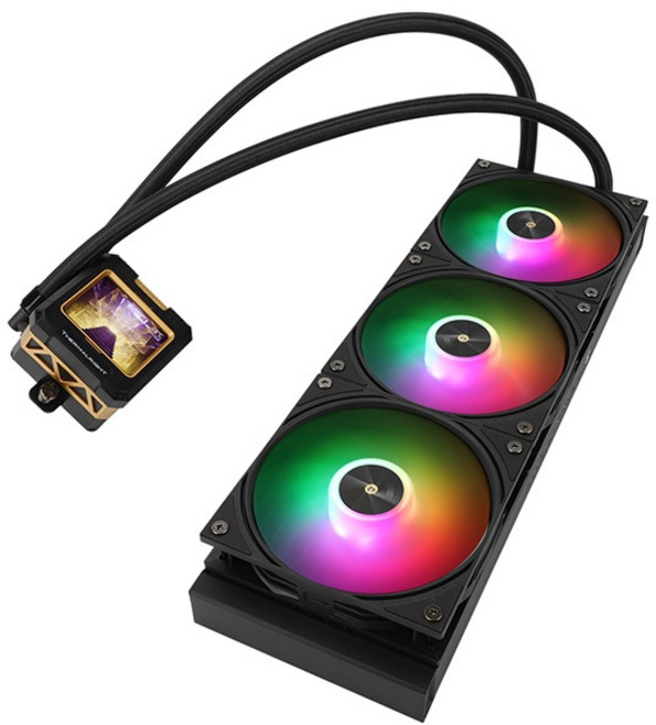 Thermalright FROZEN WARFRAME 360 ARGB 서린 수냉 CPU 쿨러 (BLACK), 1개