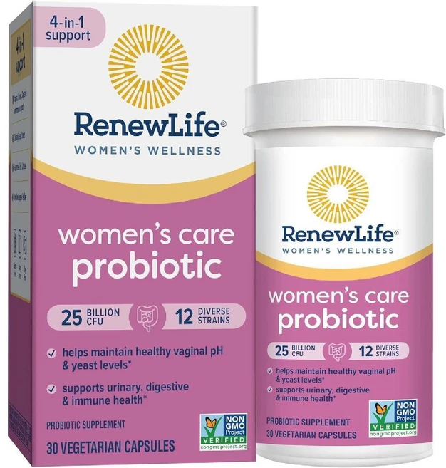 리뉴라이프 여성 유산균 우먼스 케어 프로바이오틱 람노서스 GG 250억 CFU 30캡슐, 30 Count (Pack of 1), 1개, 30정 - 쿠팡