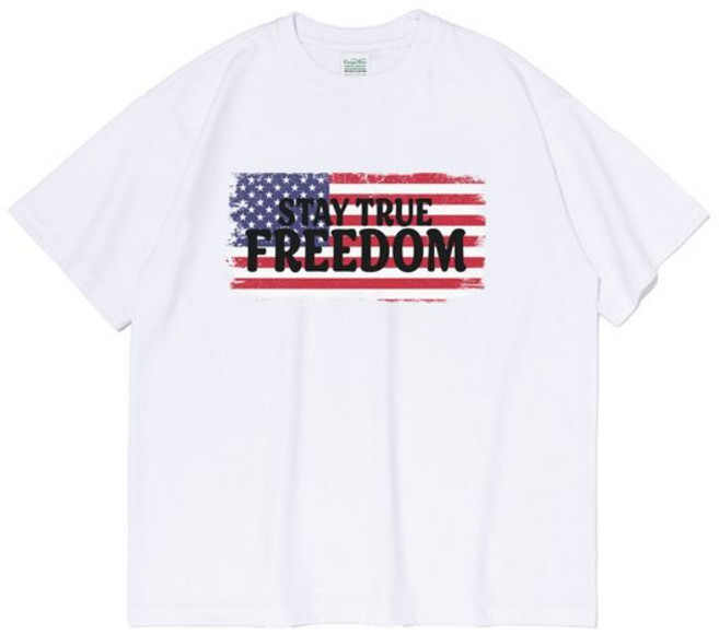카고브로스 AMERICAN FREEDOM SHORT SLEEVE T-SHIRT WHITE