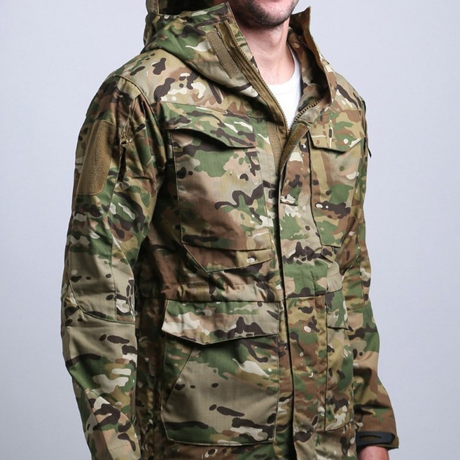 가을 사계절 작업용 등산 방수 방풍 기능성 밀리터리 카모플라쥬 미군 군용 군인 블랙 3xl 4xl 5xl 빅사이즈 전술 고어텍스 후드 우의 우비 바람막이 자켓 야상