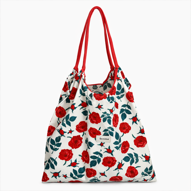 서서몰 패치워크 에코백 여성 숄더백 보헤미안 천가방 데일리 캔버스 가방