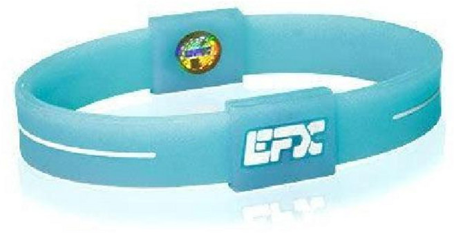 EFX 퍼포먼스 순수 실리콘 팔찌 균형 유연성, 네온 블루, 1개
