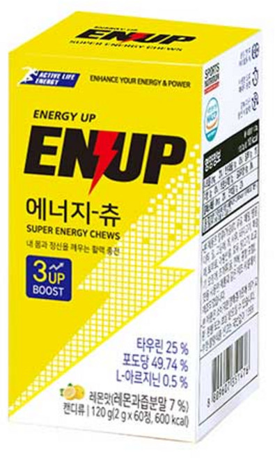 엔업 에너지츄, 60정, 1개