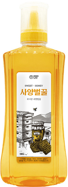 비즈랩 국내산 사양벌꿀 1kg, 1개