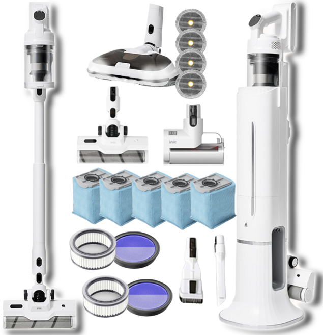 아이닉 무선청소기i50 아이타워 + UV 스팀 물걸레키트, 아이닉공식판매점(2시이전주문당일발송), 아이닉 무선청소기i50+UV스팀 물걸레키트