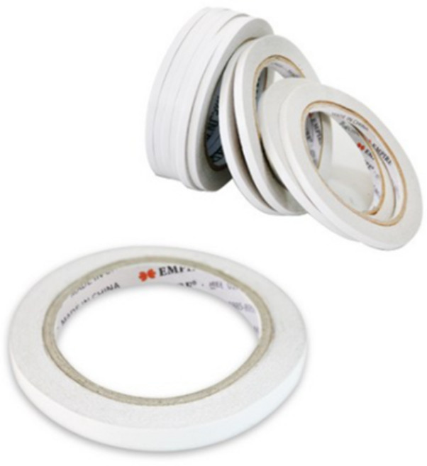 엠파이어 양면테이프 10mm x 20m, 화이트, 25개