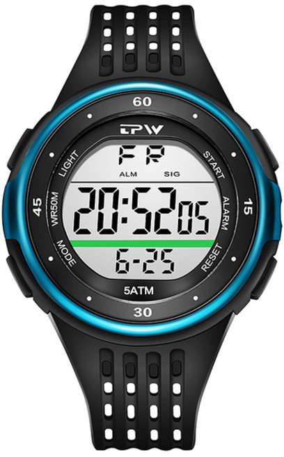 [LAB-TIMES] 블루 싸이클 등산 스포츠 전자손목시계