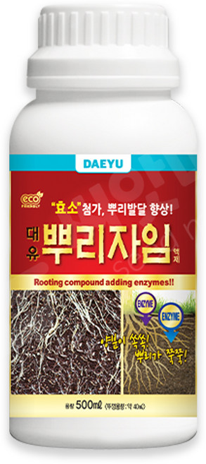 대유 뿌리자임 액제 500ml 뿌리발근제 효소 토양미생물 식물영양제, 1개