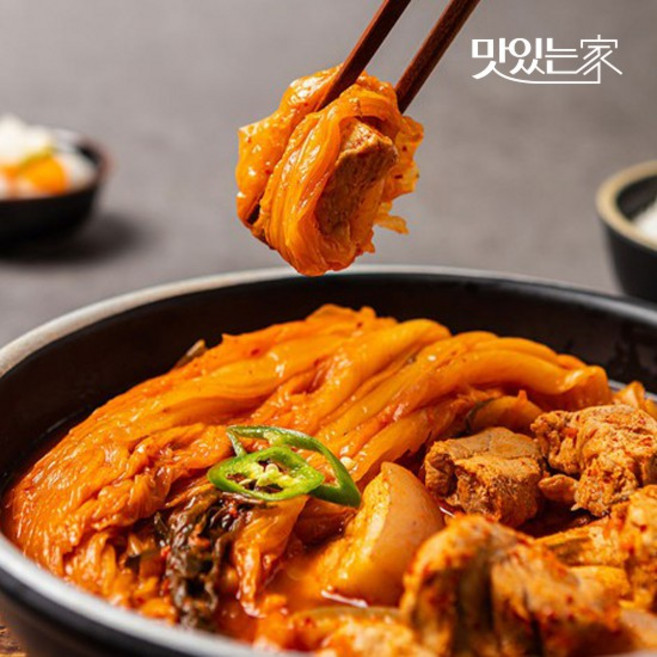 [맛있는 ]수원 맛집 신사강 제주흑돼지 김치찜 밀키트 1kg 2-3인분 외 김치찌개 모음, 09_김치짜글이 500g (2-3인분), 1개, 500g