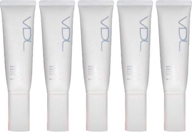 브이디엘 퍼펙팅 선 베이스 40ml, 01 워터리(Watery), 5개