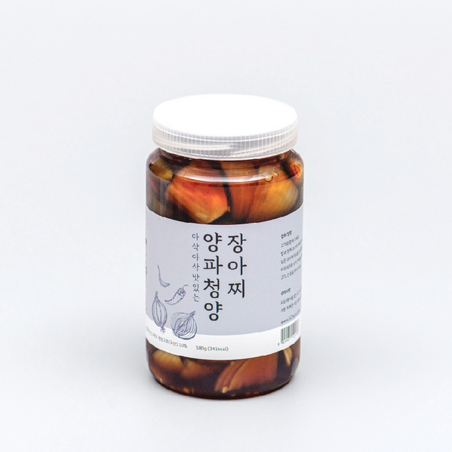 논산농부의 수제 양파청양장아찌 580g, 2개