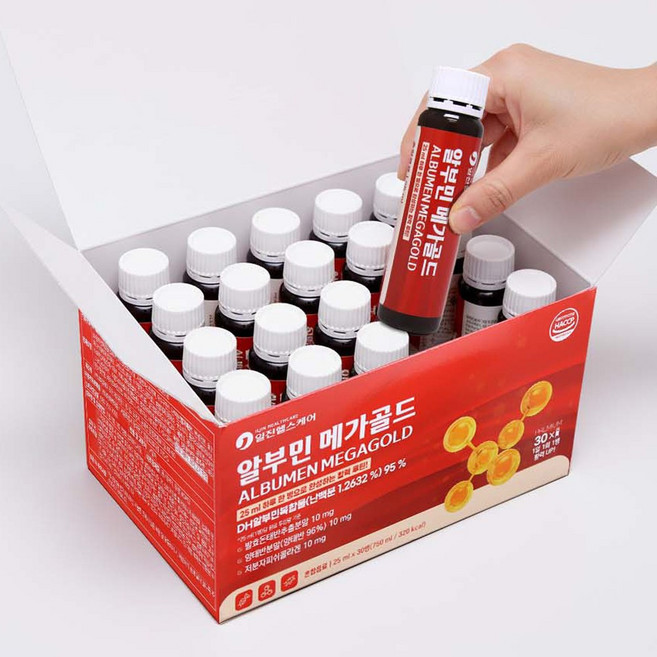 골드 DH 알부민 30병 활력 마시는 액상 양태반 돈태반 실크 난백
