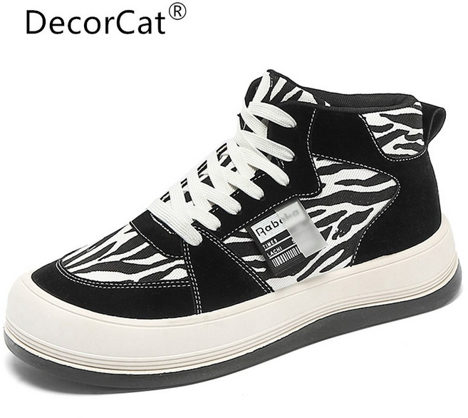 남성 패션 하이탑 슈즈 아웃도어 스니커즈