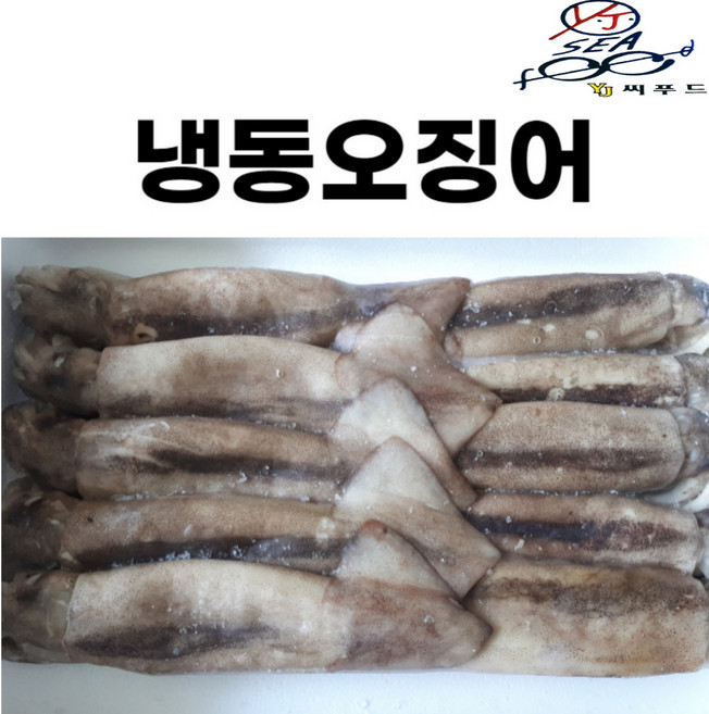 냉동오징어 1박스 3kg(9~10마리) 오징어베이트 업소용 도매