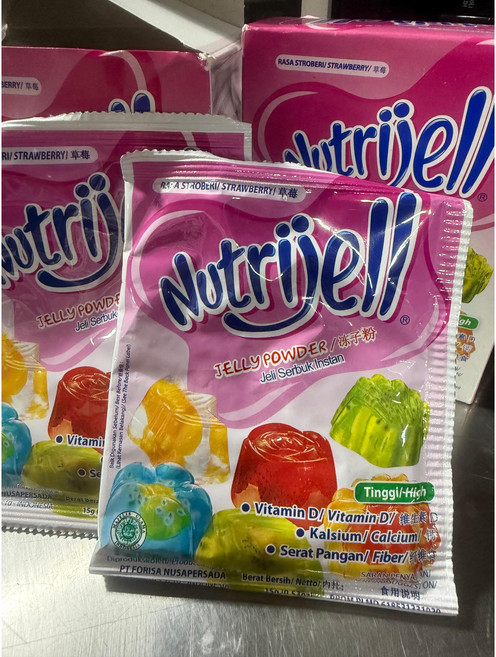Nutrijell rasa strowbery, 1개, 15g