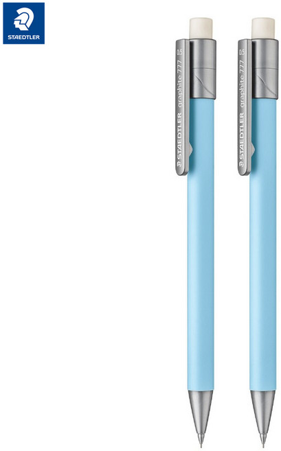 스테들러 777 파스텔 칼라 0.5mm 샤프, 블루, 2개