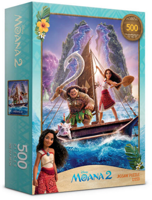 퍼즐피플 디즈니 모아나2 돌격 500피스 캐릭터 직소퍼즐, 디즈니 모아나2 돌격 500피스(액자없음), 1개