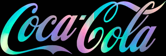 코카콜라 자동차 포인트 스티커, M, HOLOGRAM, 1개