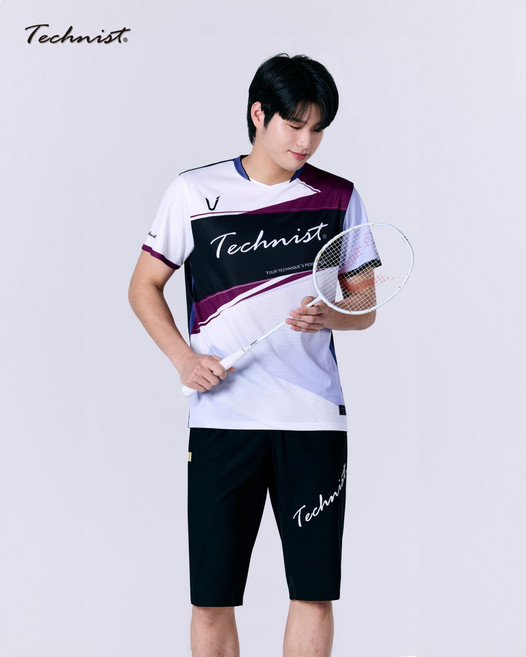 테크니스트 아울렛 TNP6506 BK 블랙 7부바지 배드민턴 탁구 스쿼시 스포츠웨어