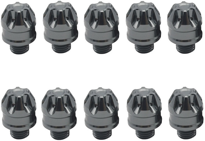 발통마켓 오토바이 백미러 볼트 마감볼트 10mm, 그레이(정방향), 10개