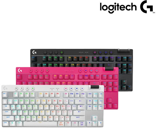 로지텍 PRO X TKL LIGHTSPEED 무선 게이밍 리니어 키보드, 블랙, PRO X TKL 블랙 리니어 적축, 적축