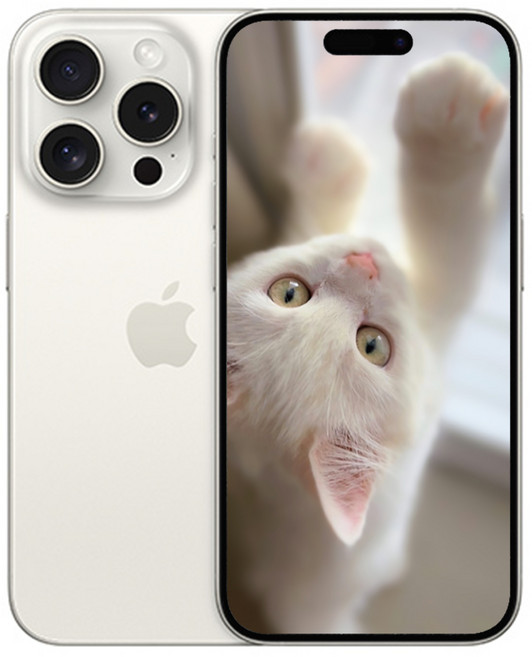 iP15 Pro 새상품 미개봉, 256GB, 애플 아이폰 15 Pro 화이트