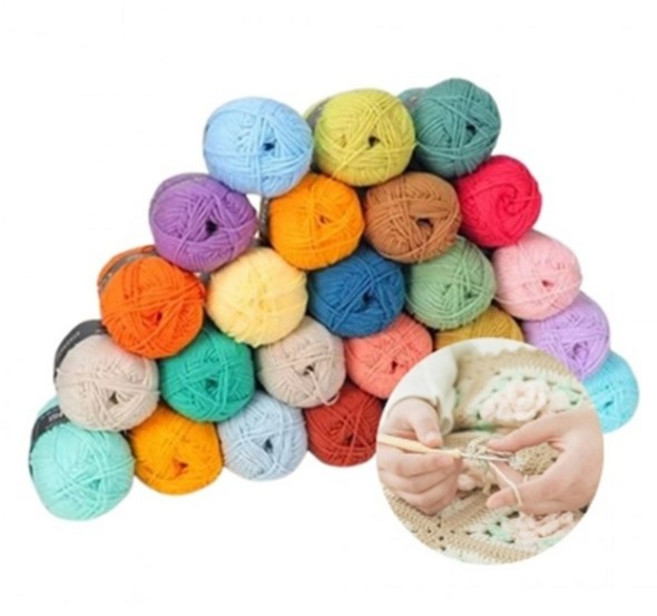 서두부 프리미엄 코튼 뜨개실 털실 뜨개질실 코바늘 인형실, 1개