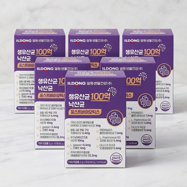 100억 생유산균 낙산균 모유 유래 다이렉트, 2g, 180개