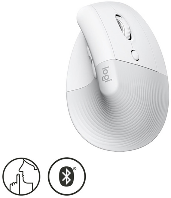 로지텍 버티컬 마우스 LIFT FOR MAC MR0094, 1년 A/S 무상 로지텍코리아 LIFT FOR MAC, 페일 그레이