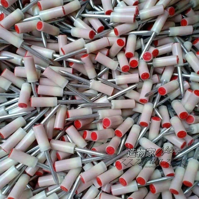 多基藥火藥釘 迷你炮釘 射釘槍釘 一體射釘 一體釘 釘槍消防釘 管卡釘 打釘槍 消防釘 掛鉤釘 一體鋼釘圓片 專用射釘, 大威力32裸釘100個【大槍用】, 1個