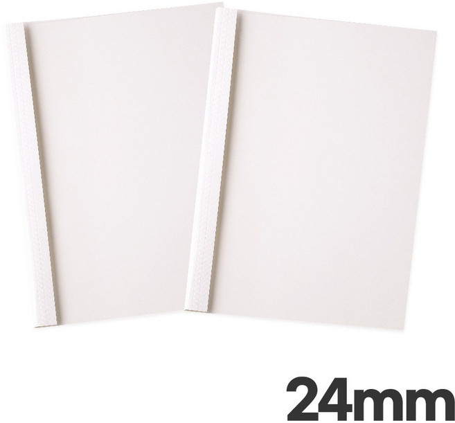 카피어랜드 열 제본기 열제본기 전용 제본표지 열제본 표지 A4 (24mm 투명 아이보리 30매입), 단품