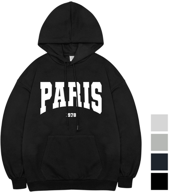 애즈낫 1978 파리스 오버핏 후드티