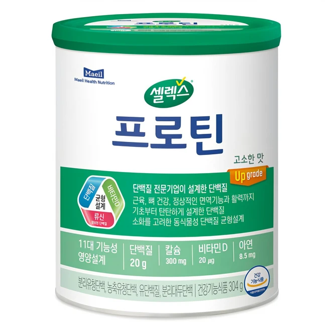 셀렉스 프로틴 고소한 맛, 304g, 1개 - 쿠팡