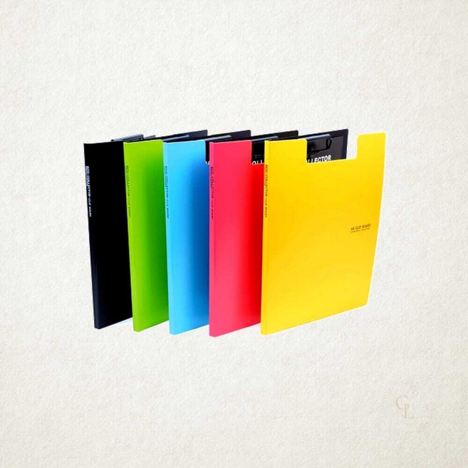 청운 클립보드 PP 흑색 A4 서류판 결재판 에코컬렉터 1개입