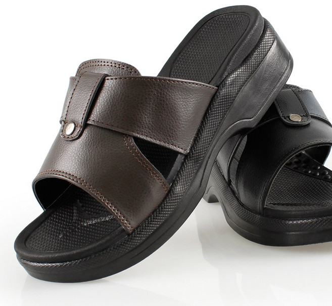 6cm 남자 키높이 슬리퍼 높은 굽 회사 사무실 실내화