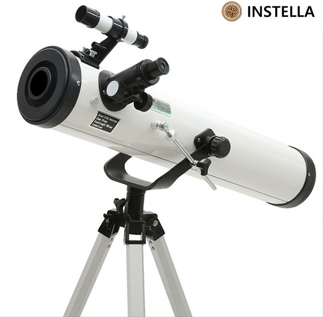 인스텔라 초대형 천체망원경 대구경 고배율 목성 반사 허블 달 태양 흑점 일식 관측, 고급형F76700, 1개