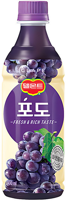 델몬트 포도 쥬스 주스 포도쥬스 포도주스 400ml (1병), 1개